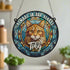 Cat Ginger Memorial Stained Glass Effect Suncatcher